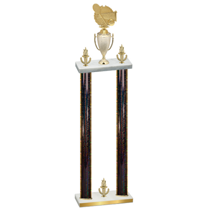 Double Black Glacier Victory Tennis Trophy