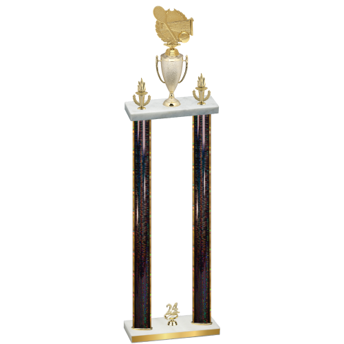 Double Black Glacier Year Tennis Trophy