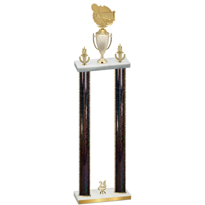 Double Black Glacier Year Tennis Trophy