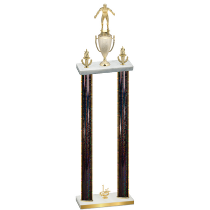 Double Black Glacier First Place Wrestling Trophy