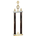Double Black Glacier Fourth Place Wrestling Trophy