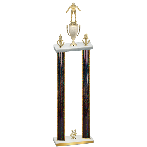 Double Black Glacier Year Wrestling Trophy