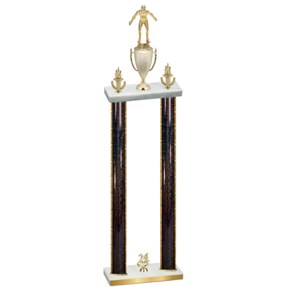 Double Black Glacier Year Wrestling Trophy
