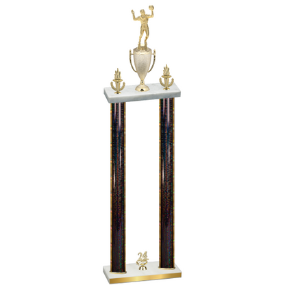 Double Black Glacier Year Volleyball Trophy