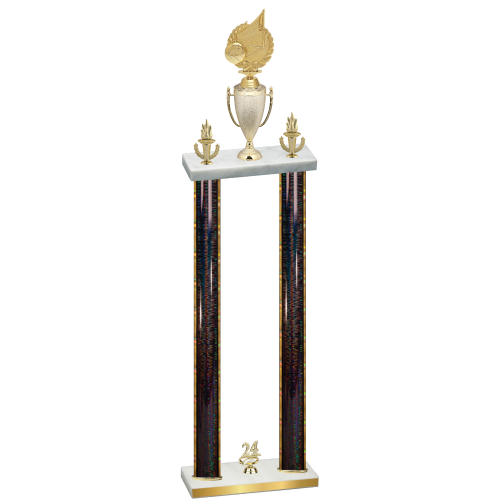 Double Black Glacier Year Volleyball Trophy