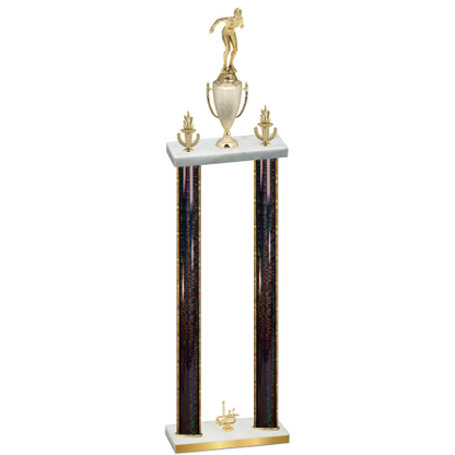 Double Black Glacier First Place Tennis Trophy