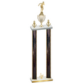 Double Black Glacier Third Place Tennis Trophy