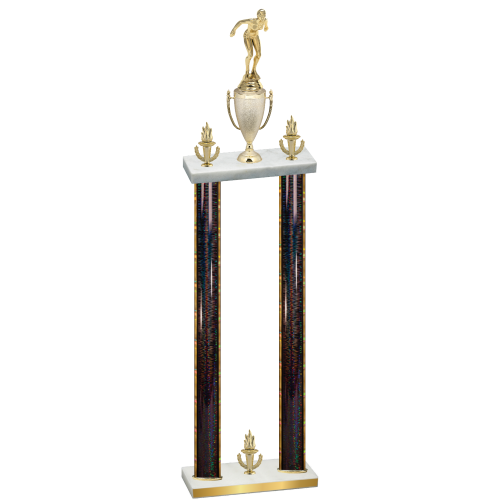 Double Black Glacier Victory Tennis Trophy