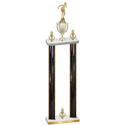 Double Black Glacier Victory Tennis Trophy