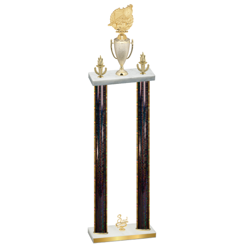 Double Black Glacier Third Place Swimming Trophy