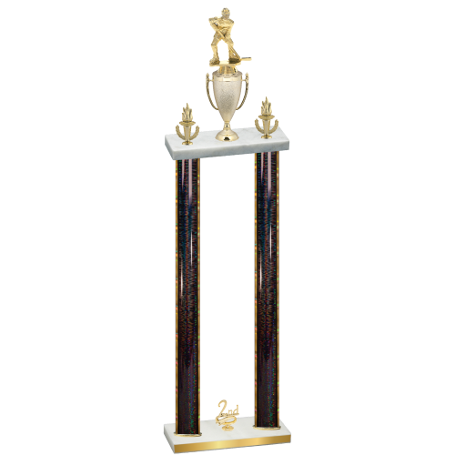 Double Black Glacier Second Place Hockey Trophy