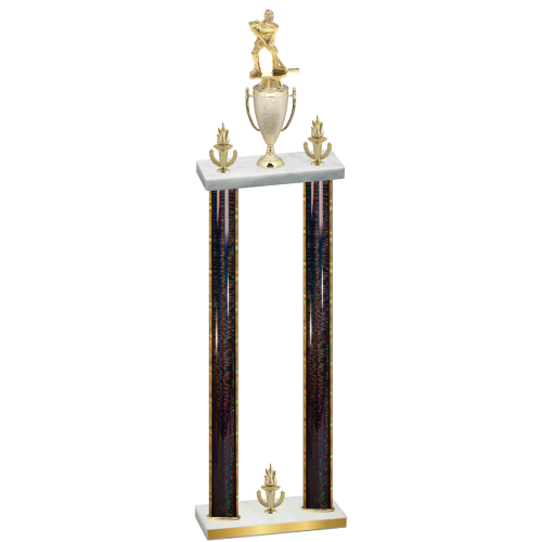 Double Black Glacier Victory Hockey Trophy