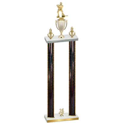 Double Black Glacier Year Hockey Trophy