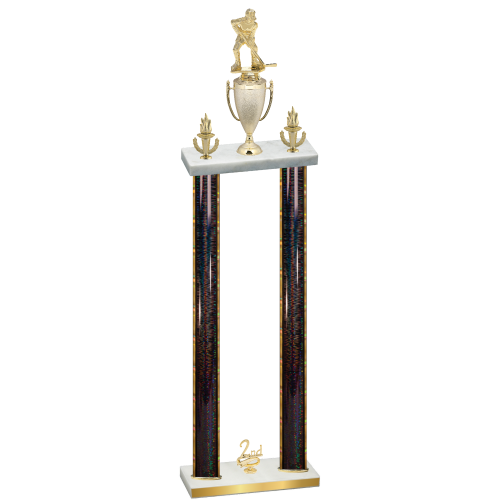 Double Black Glacier Second Place Hockey Trophy