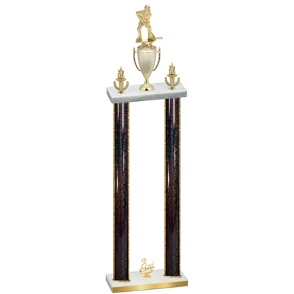 Double Black Glacier Third Place Hockey Trophy