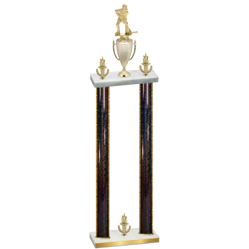 Double Black Glacier Victory Hockey Trophy