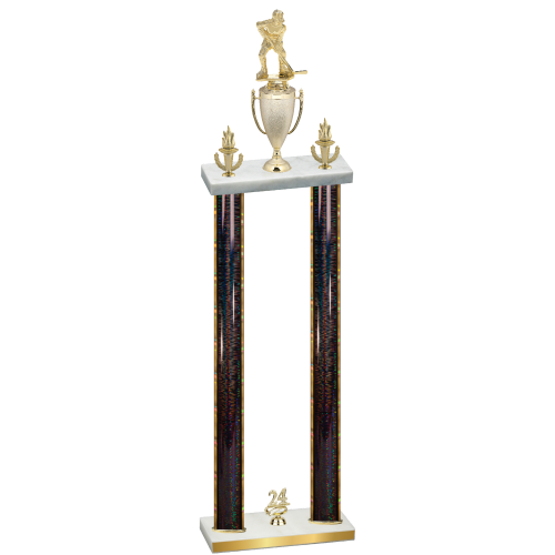 Double Black Glacier Year Hockey Trophy