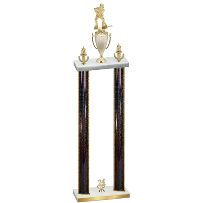 Double Black Glacier Year Hockey Trophy