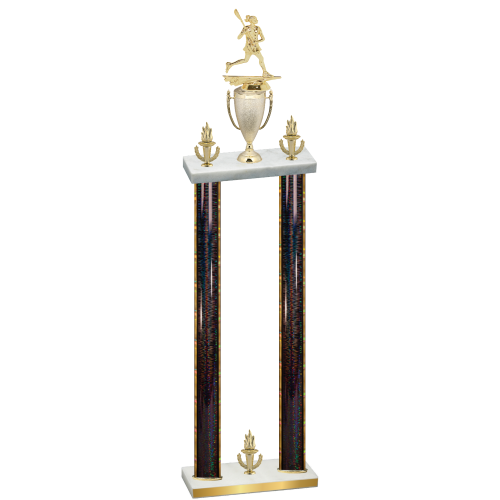 Double Black Glacier Victory Lacrosse Trophy