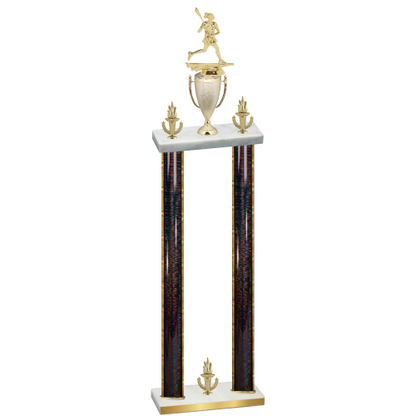 Double Black Glacier Victory Lacrosse Trophy