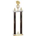 Double Black Glacier Year Basketball Trophy