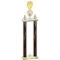 Double Black Glacier First Place Pickleball Trophy