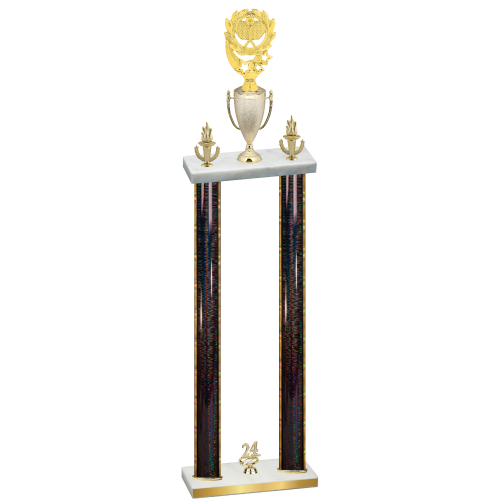 Double Black Glacier Year Pickleball Trophy