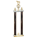 Double Black Glacier Second Place Horses Trophy