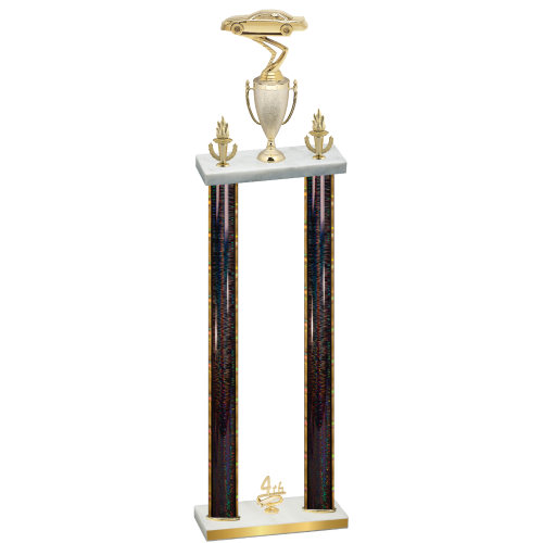 Double Black Glacier Fourth Place Cars Trophy