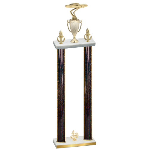 Double Black Glacier Fourth Place Cars Trophy