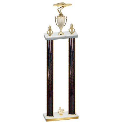 Double Black Glacier Fourth Place Cars Trophy