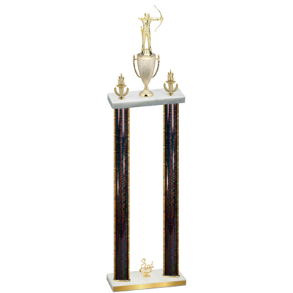 Double Black Glacier Third Place Archery Trophy