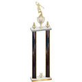 Double Black Glacier Year Basketball Trophy