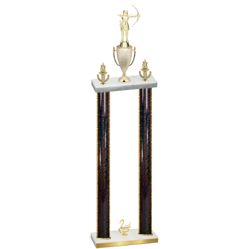 Double Black Glacier Second Place Archery Trophy