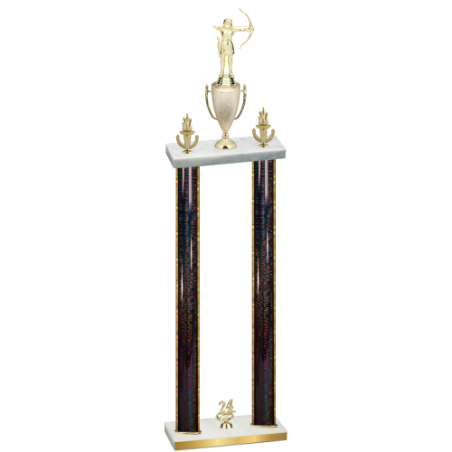 Double Black Glacier Year Archery Trophy