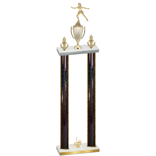 Double Black Glacier First Place Skater Trophy