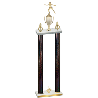 Double Black Glacier First Place Skater Trophy