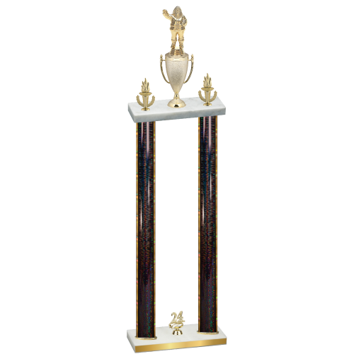 Double Black Glacier Year Holiday Trophy