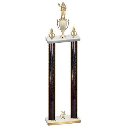 Double Black Glacier Year Holiday Trophy