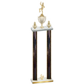 Double Black Glacier Fourth Place Majorette Trophy