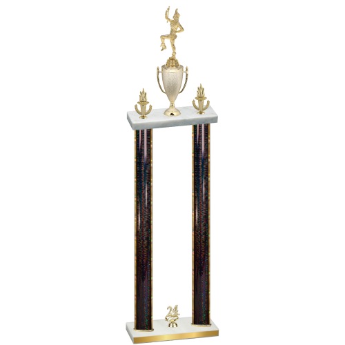 Double Black Glacier Year Majorette Trophy