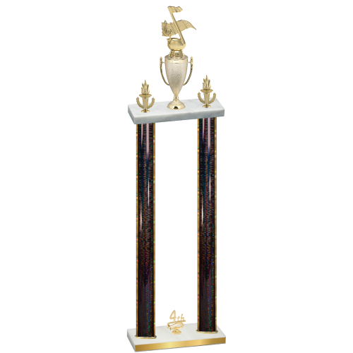 Double Black Glacier Fourth Place Music Trophy