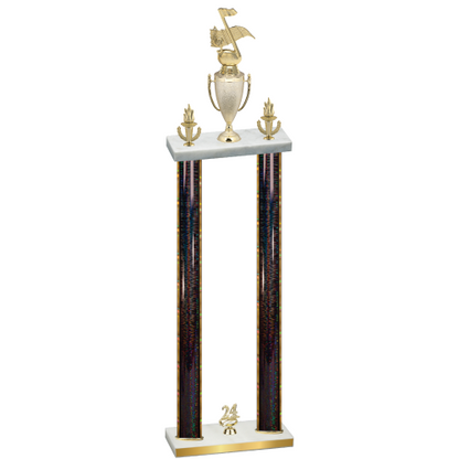 Double Black Glacier Year Music Trophy