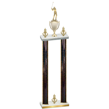 Double Black Glacier Victory Golf Trophy