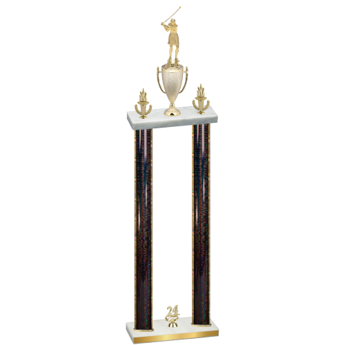 Double Black Glacier Year Golf Trophy