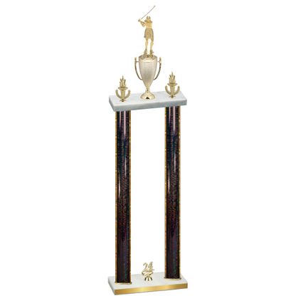 Double Black Glacier Year Golf Trophy