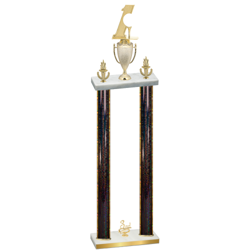 Double Black Glacier Third Place Golf Trophy