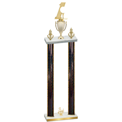 Double Black Glacier Third Place Golf Trophy