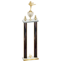 Double Black Glacier Second Place Karate Trophy