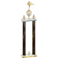 Double Black Glacier Year Karate Trophy